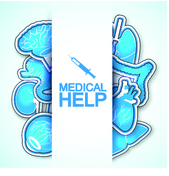 Medical help design elements vector background 02 Vector Background medical element design elements   