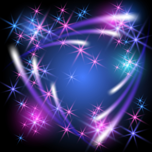 Shiny starlight art background vectors set 14 starlight shiny background art   