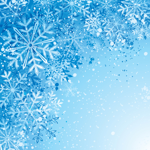 Winter Snowflake backgrounds art design vector 05 winter snowflake snow   