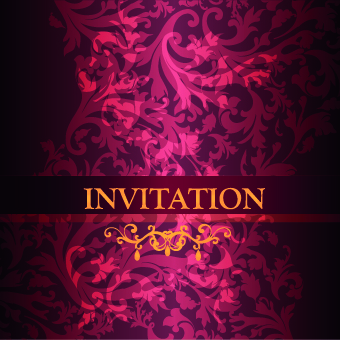 Ornate Invitation creative design background art 03 ornate invitation creative background   