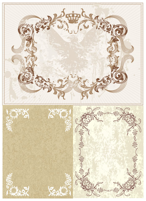 Antique Border vector vector lace classic   