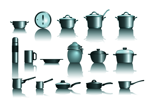 Different Kitchen utensils vector 01 utensils kitchen different   