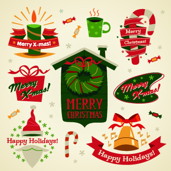 2014 Christmas cute ornaments elements vector 02 ornaments ornament elements element christmas   