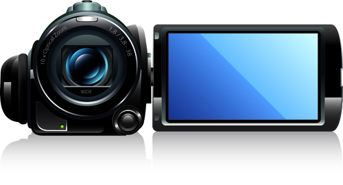 Different Camcorder design elements vector 02 elements element different camcorder   