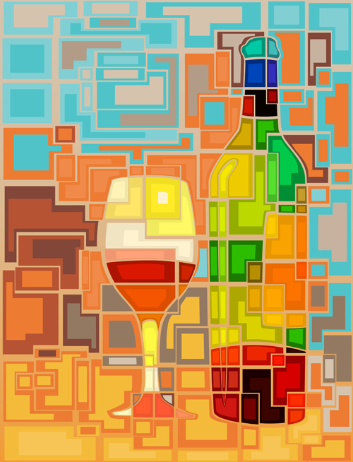 Art wine bottle background vector material 03 wine bottle wine bottle background   