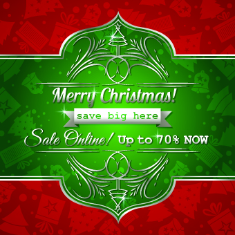 Christmas big sale creative design vector background set 10 Vector Background creative christmas big sale background   