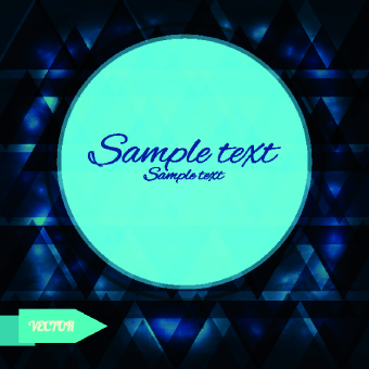 Abstract tangram with frame background vector 01 Tangram frame background vector background   