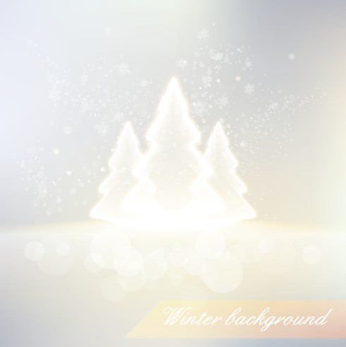 Winter design elements vector background 02 winter elements element   