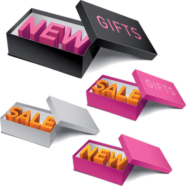 New promotions with shoebox design vector shoebox promotion new   