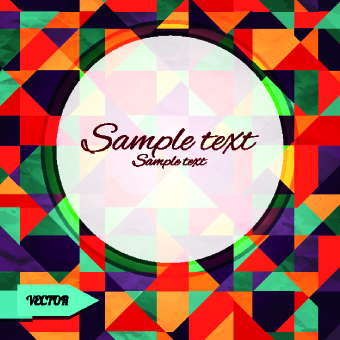 Abstract tangram with frame background vector 04 frame background vector background Abstract tangram with frame background vector 04 frame background vector background