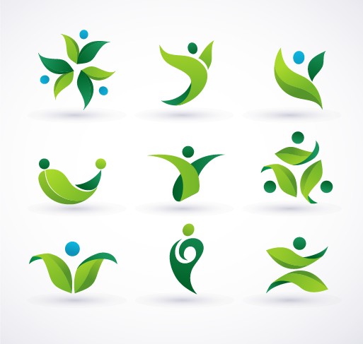 Green ecology logos creative design logos green ecology creative   