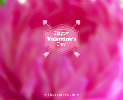 Valentines day blurred flower background vector 01 valentines flower background flower blurred background   