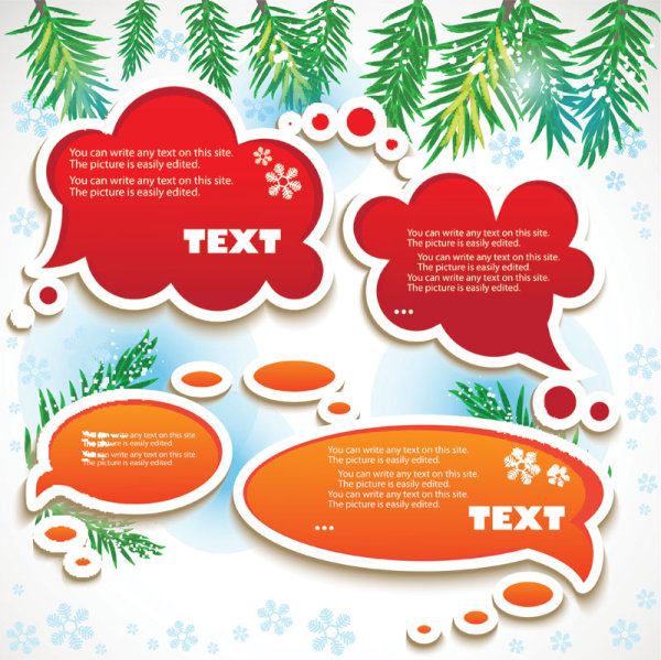 Set of Creative Speech labels vector 01 speech labels label creative   