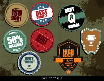 Vintage Label and badges design elements 01 vintage label element design elements badges   