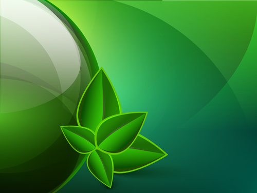 Green eco elements Background vector 05 green elements element eco   