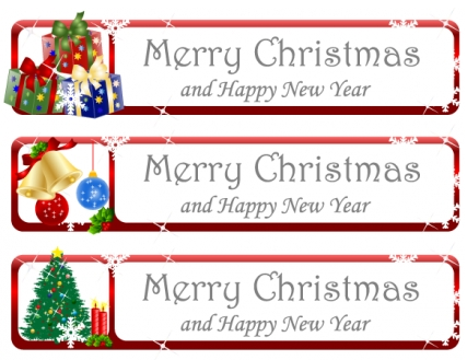 Christmas greeting banner vector greeting christmas banner   