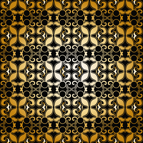 luxurious gold pattern seamless vector background 02 seamless pattern luxurious gold pattern background   