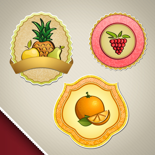 Lemonade with grapes and pineapple vector labels pineapple lemonade lemon grapes   