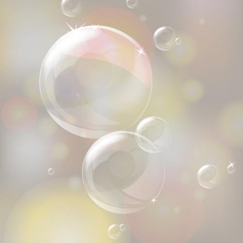 Transparent bubbles with background vector 01 vector illustration transparent shiny illustration bubbles background vector background   