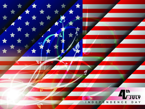 Independence Day July 4 design elements vector 03 July 4 Independence Day elements element   