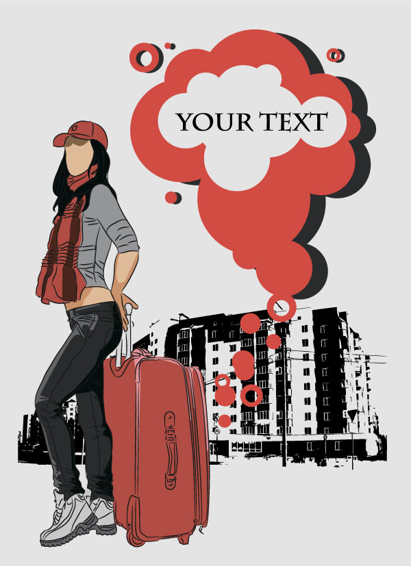 Fashion People Illustration free vector 02 people illustration fashion   