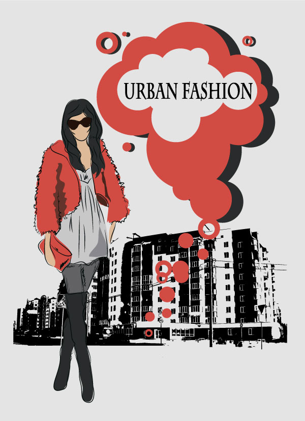 Fashion People Illustration free vector 04 people illustration fashion   