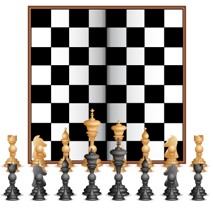 Chess design elements vector set 01 elements element chess   