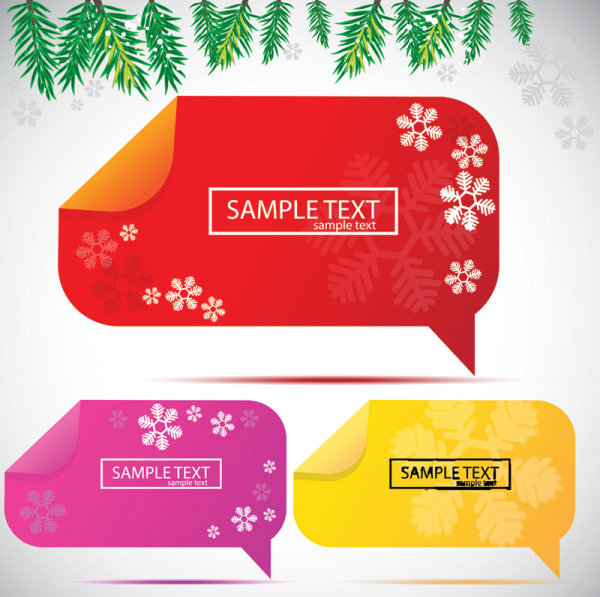 Set of Creative Speech labels vector 02 speech labels label creative   