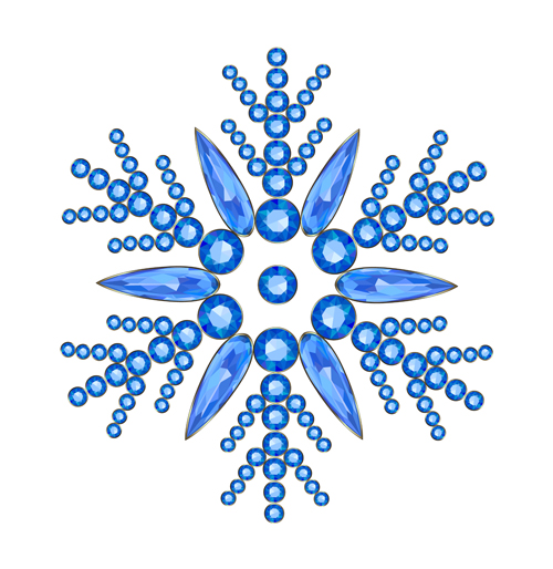 Delicate snowflake christmas illustration vector 04 snowflake illustration delicate christmas   