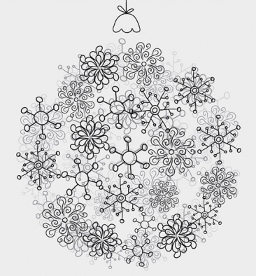 Christmas ball Free vector christmas ball   