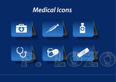 Different Medical icon vector set medical icon   