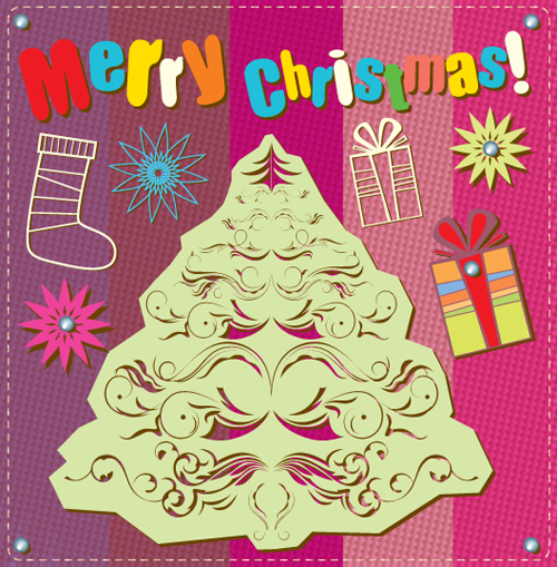 Cartoon Christmas and 2013 New Year Clipart vector 02 new year christmas cartoon 2013   