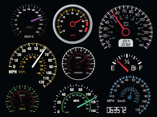 Different Car dashboard design vector 03 different dashboard car   