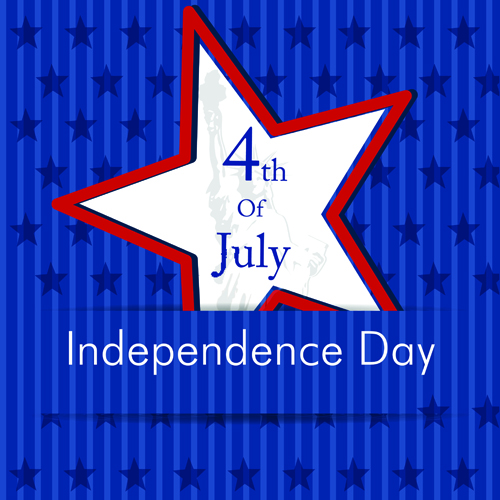 Independence Day July 4 design elements vector 01 July 4 Independence Day elements element   