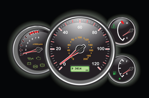 Different Car dashboard design vector 02 different dashboard car   