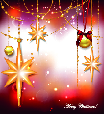 Shiny Christmas baubles design vector background 01 Vector Background shiny christmas baubles background   