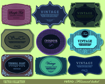 Vintage Label and badges design elements 05 vintage label elements element design elements badges   