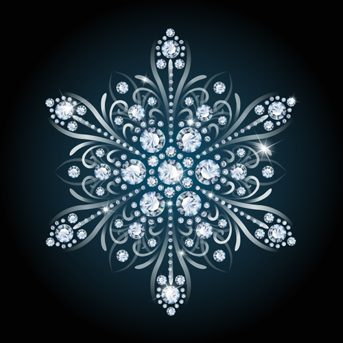 Delicate snowflake christmas illustration vector 01 snowflake illustration delicate christmas   