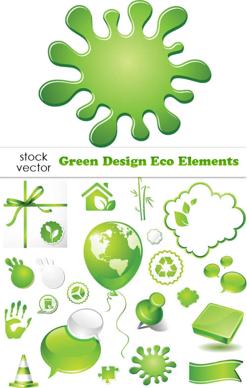 Elements of Green Eco vecto green eco   