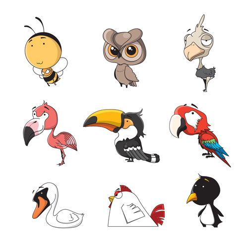 lovely cartoon animal vectors 04 lovely cartoon Animal   