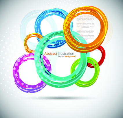 Colorful circles backgrounds art 02 colorful circle   