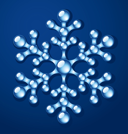 Delicate snowflake christmas illustration vector 03 snowflake illustration delicate christmas   