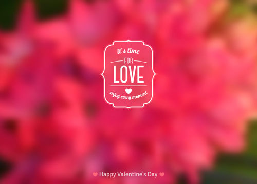 Valentines day blurred flower background vector 03 valentines Valentine flower background flower   