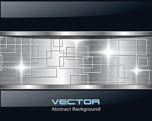 Modern metal business background vector 01 modern metal business background   