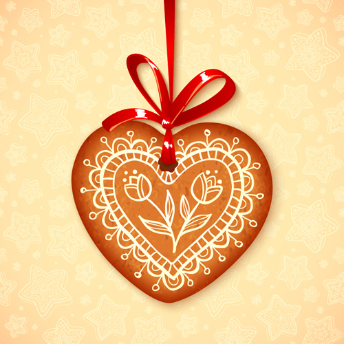 Cute cookie christmas ornament vector 07 ornament cute Cookie christmas   