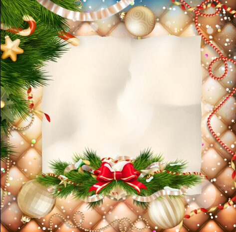 Christmas ornate background with greeting cards vector 05 ornate greeting christmas cards background   