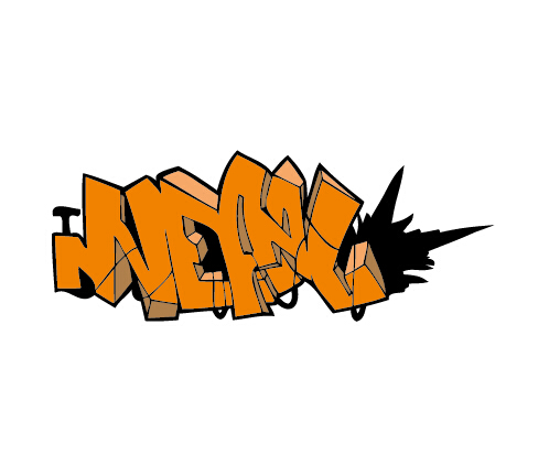 Funny graffiti alphabet design vector 24 graffiti funny alphabet   