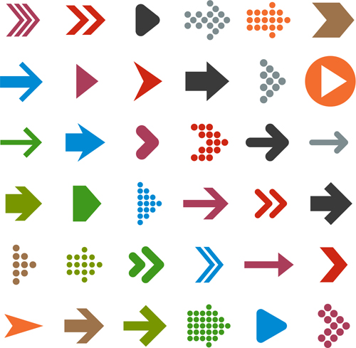 Different arrows logos vector material 02 vector material logos logo different arrows arrow   