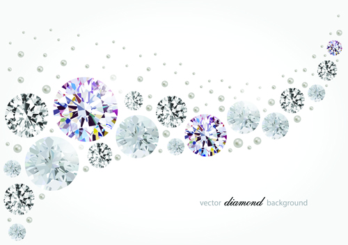 Vector diamonds backgrounds shiny design 02 shiny diamonds backgrounds   