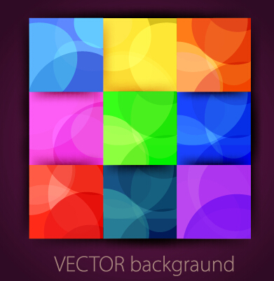 Multicolor squares vector background art Vector Background squares multicolor background   